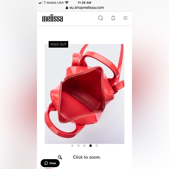 NWT MELISSA Classic Backpack Love Edition - Picture 5 of 10